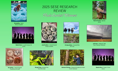 Photo Contest Winners for 2025 SESE Research Review