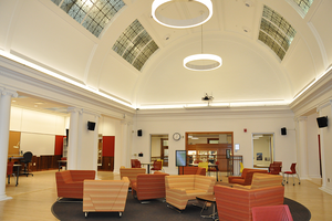 The inside of the newly renovated NHB